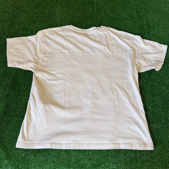 Zara Boxy Fit Solid Beige Big Pocket Short Sleeve Crewneck T-Shirt Size 13-14 - Picture 9 of 13